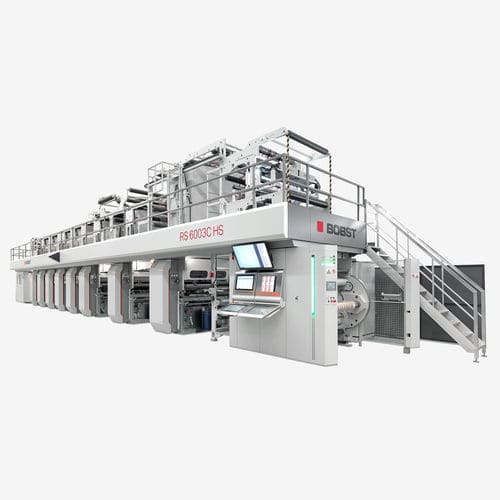 转轮凹版印刷机 - RS 6003 - BOBST - 用于包装 / 彩色 / 高速