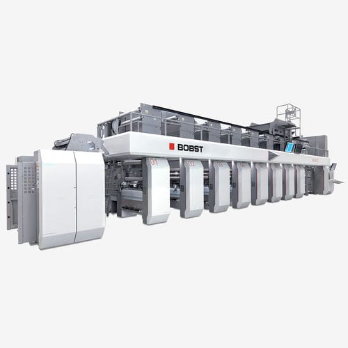 转轮凹版印刷机 - RS 6002 - BOBST - 用于纸张 / 用于包装 / 彩色