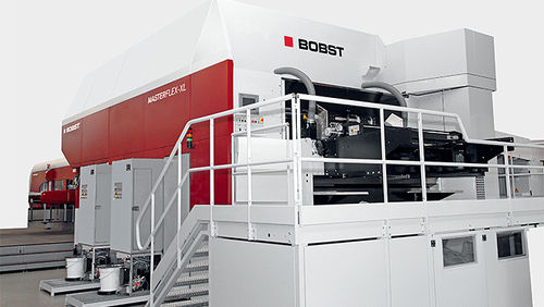 在线柔性版印刷机 - MASTERFLEX-XL - BOBST - 3色 / 用于纸张 / 用于纸板