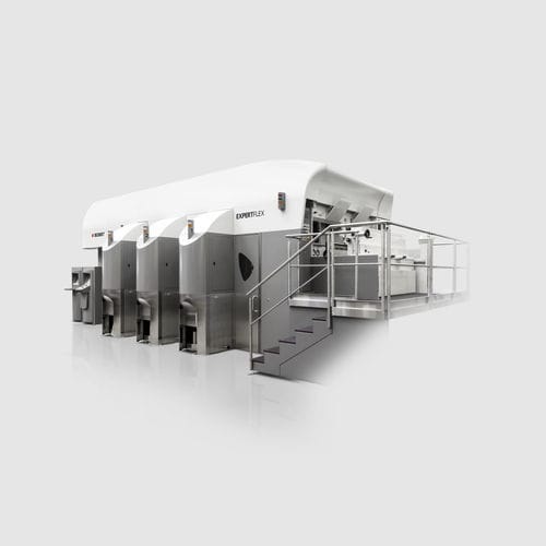 纸板箱印刷打印机 - EXPERTFLEX  - BOBST - 用于包装 / 彩色 / 自动