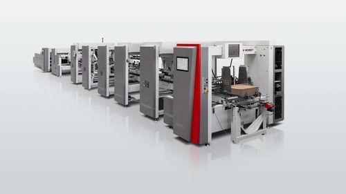 纸板折叠机 - EXPERTFOLD series - BOBST - 用于纸张 / 自动 / 用于坯件给料