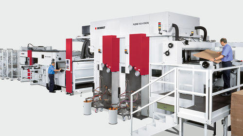 层叠式柔性版印刷机 - FLEXO 160-VISION - BOBST - 8色 / 6色 / 用于纸张