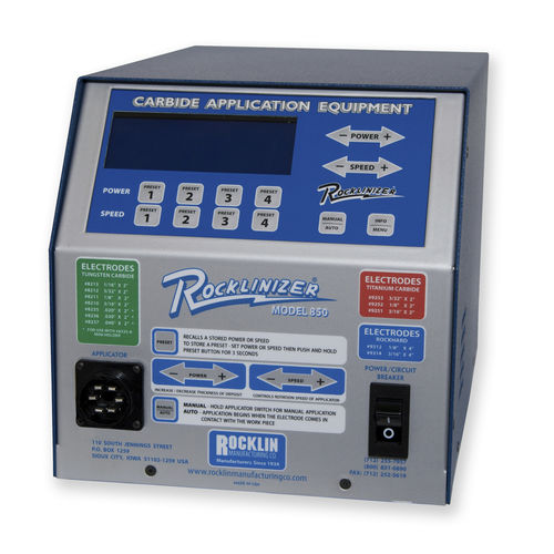 ESD镀膜机 - Rocklinizer Model 850 - Rocklin Manufacturing - 碳化物