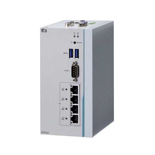 嵌入式电脑 - ICO320-83C - AXIOMTEK - DIN导轨 / Intel® Celeron® / RJ45