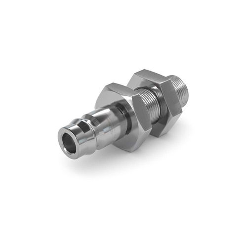 气动连接器 - TNS12-S1 H2 - WEH GmbH Verbindungstechnik - 公端 / 低噪 / 用于气体