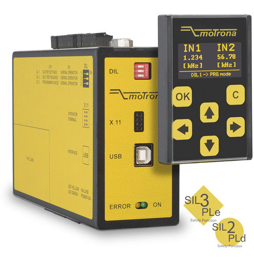 旋转方向安全监视器 - DS Serie - motrona - 用于停顿速度 / 用于速度 / SIL