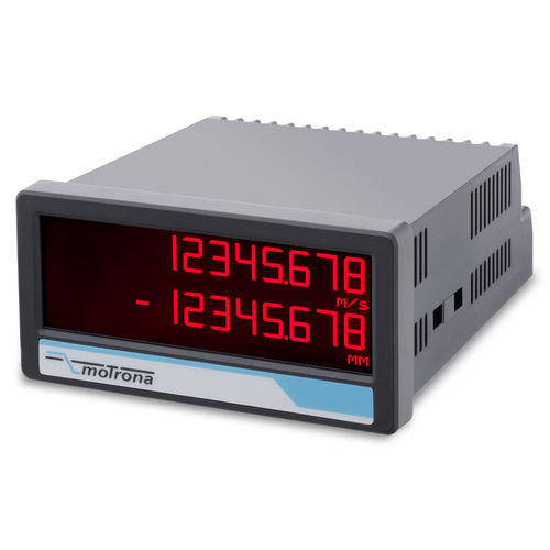 双管道指示器 - MX350 touchMATRIX® - motrona - 位置 / 速度 / 频率