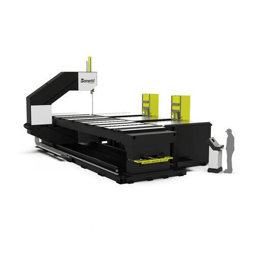 固定锯床 - NOVA NX - BONETTI Cutting Solutions - 带式 / 立式 / 用于铝