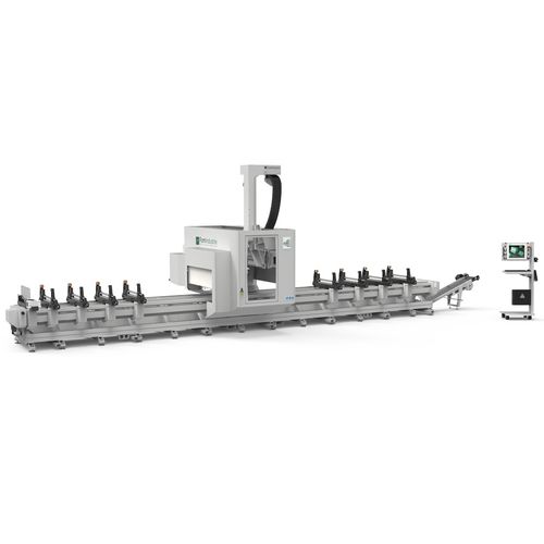 4轴加工中心 - AXEL 4 - Fom Industrie Aluminium Working Machinery - 立式 / 用于钢材 / 用于铝