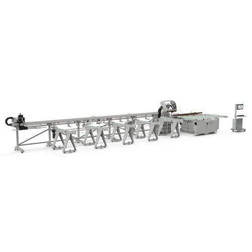 旋转刀切割流水线 - LT 500 - Fom Industrie Aluminium Working Machinery - 用于铝 / 用于PVC / 型材