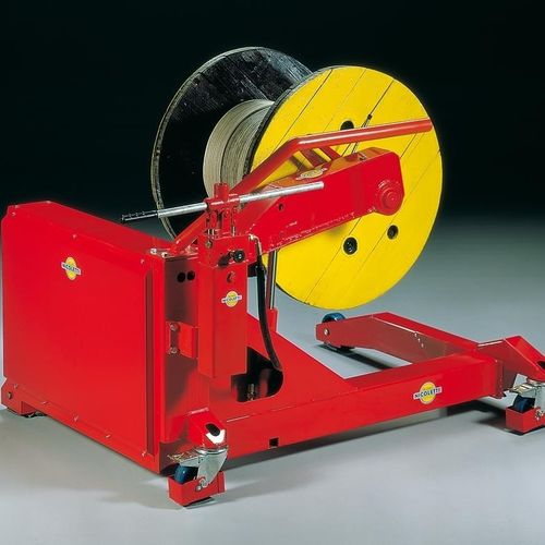 电缆盘退绕机 - BOB-MAT-S - MECCANICA NICOLETTI - 手动 / 轴式 / 移动