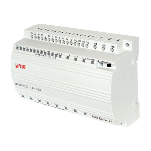 DIN导轨可编程继电器 - NEED-DC-11-16-8R series - RELPOL - 16路输入 / 8-O / RS232