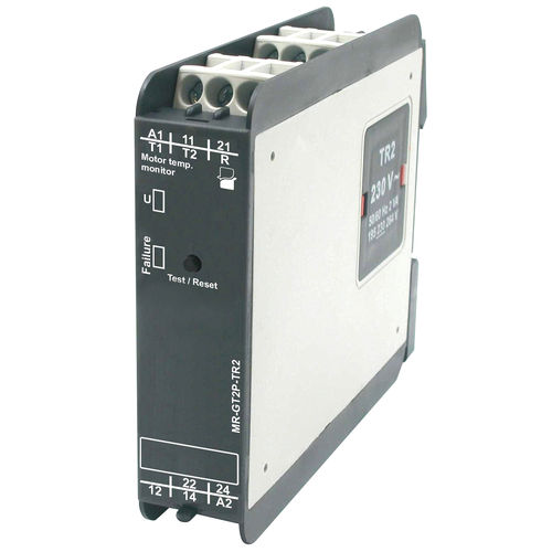 温度监控继电器 - MR-GT2P-TR2 - RELPOL - 2NO/NF / 用于电动机 / DIN导轨