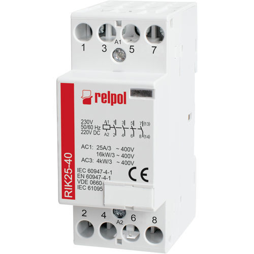 直流接触器 - RIK series - RELPOL - 交流 / 3极 / 4极
