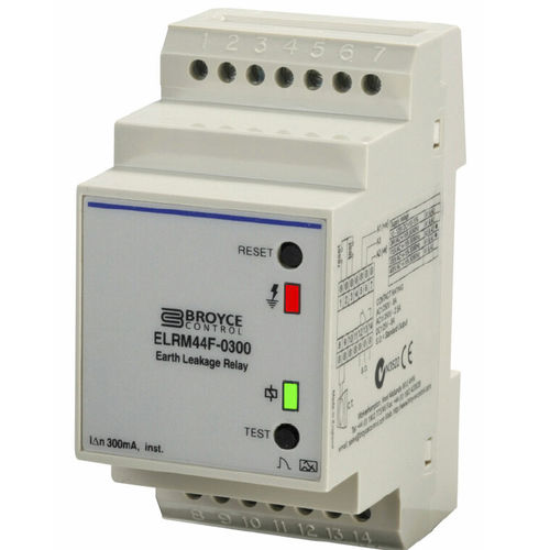 接地漏电控制继电器 - ELRM44F-0030 - Broyce Control - 三相 / 直流 / DIN导轨