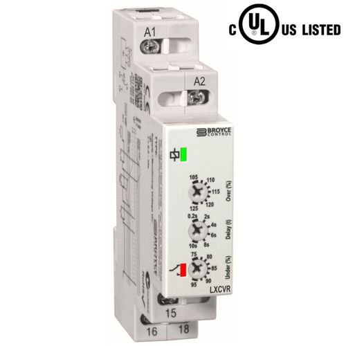 过压控制继电器 - LXCVR - Broyce Control - 欠压 / 1NO/NF / DIN导轨