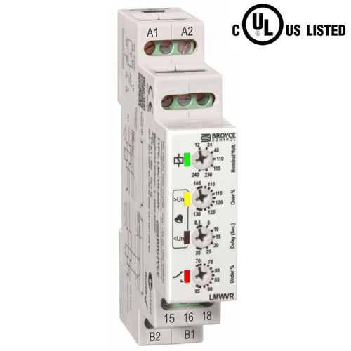 欠压监控继电器 - LMWVR - Broyce Control - 过压 / 1NO/NF / AC/DC