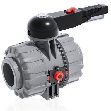 球形阀 - VKDNC - DUAL BLOCK® - FIP - Formatura Iniezione Polimeri - 杠杆 / 控制 / 用于水