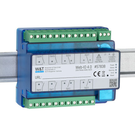 数字输出模块 - 57838 - Wiesemann & Theis - Modbus TCP / 8-O / 继电器输出