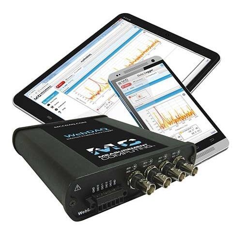 振动数据记录器 - WebDAQ 504 - Measurement Computing - 无线型 / WiFi / 数字