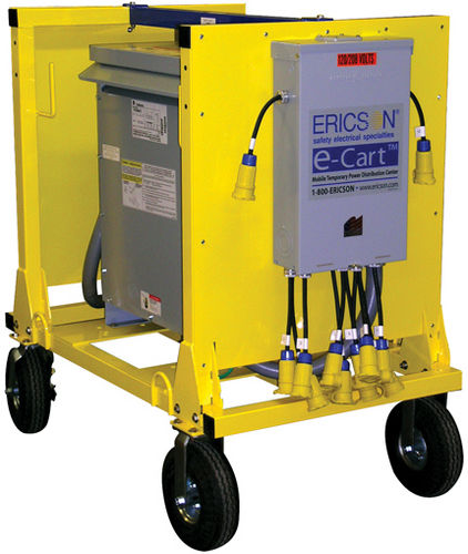 分配电箱 - 120 - 240 V, 30 - 112.5 kVA | e-Cart2 series  - Ericson - 带设备 / 移动式 / 钢