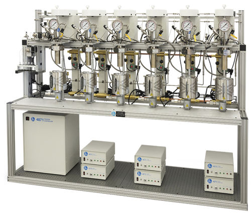 并行合成法反应器 - Six Reactor Parallel System with Automatic Sampling System - Parr Instrument Company