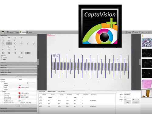摄像机软件 - CaptaVision+™ - Unitron - 图像管理 / 接口 / 控制