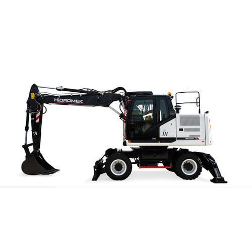 中型挖掘机 - HMK 140 W - HIDROMEK co. - 带轮 / Tier 2 / 用于建筑工地