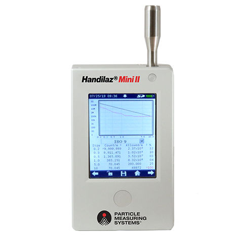 空气空气粒子计数器 - Handilaz® Mini II - Particle Measuring Systems - 数字 / 电子 / 用于无菌室