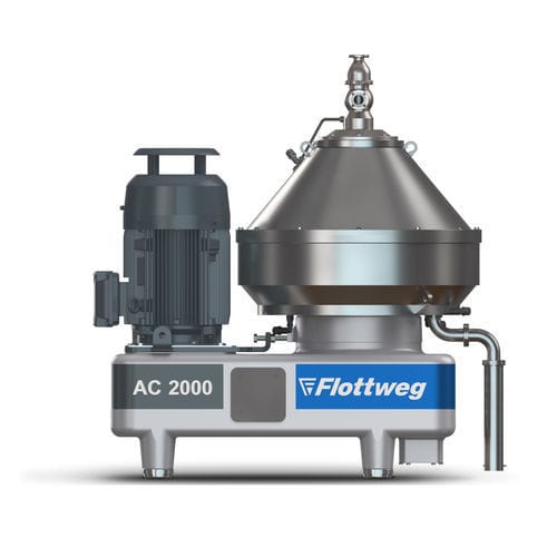 液体分离器 - AC2000 - Flottweg SE - 2 相位 / 食品工业 / 用于制药业
