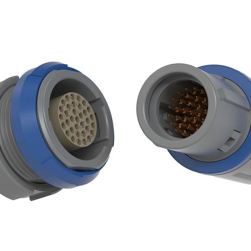供电连接器 - REDEL 2P - LEMO - 高电压 / 塑料 / 医疗