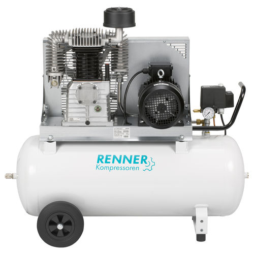 活塞压缩机 - REKO 350W/22 - RENNER Kompressoren - 空气 / 电动式 / 带脚轮