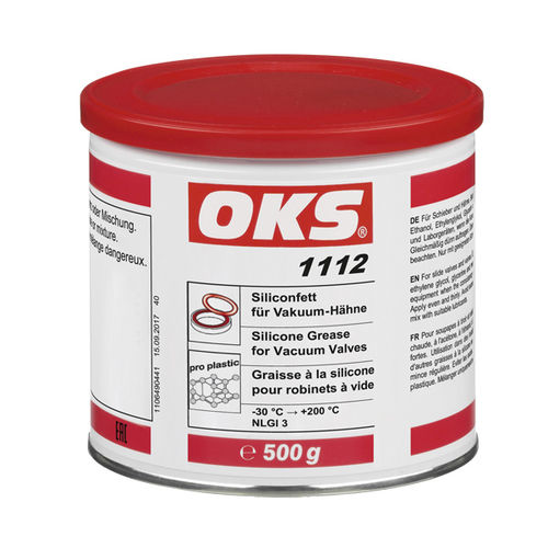 润滑脂 - 1112  - OKS Spezialschmierstoffe GmbH - 硅胶 / 用于阀门 / 化工