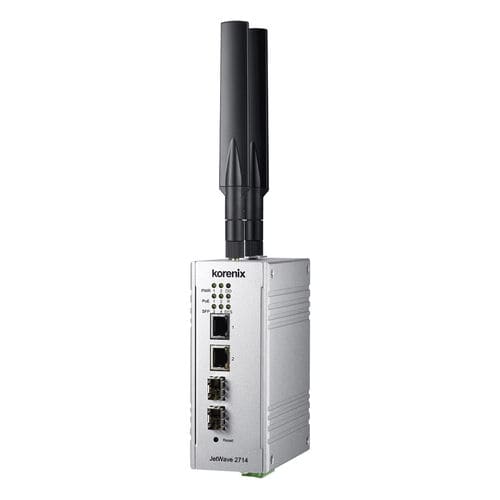 蜂窝状路由器 - JetWave 2714GF - Korenix Technology - 管理型 / 以太网 / LAN