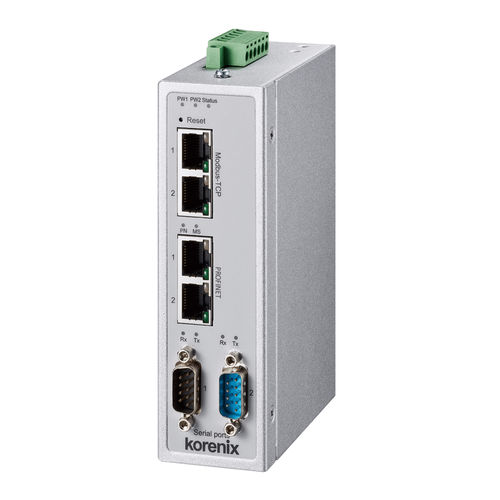 通信网关 - JetLink 1302 - Korenix Technology - 工业 / TCP / 以太网