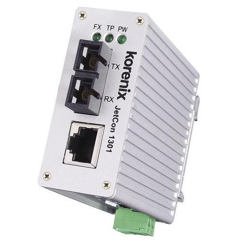 媒体变换器 - JetCon 1301 - Korenix Technology - 以太网 / 光纤 / EtherCAT