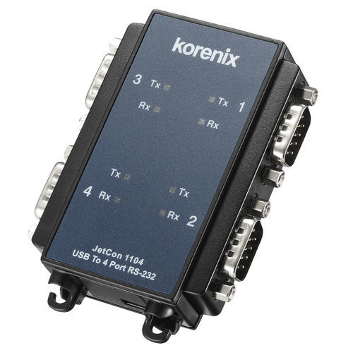 数字变换器 - JetCon 1104 - Korenix Technology - RS-232 / USB / 通用