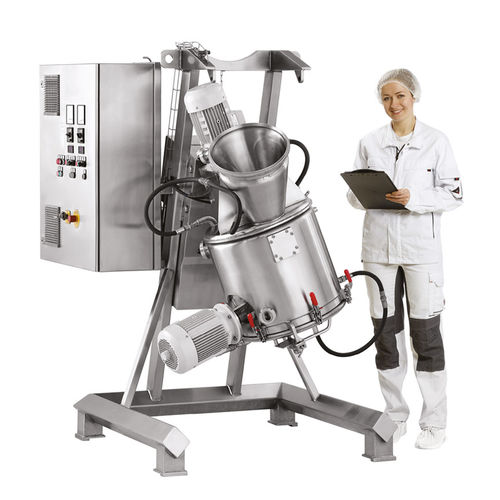 带标准混合滚筒混合机 - EM - amixon GmbH - 螺带式 / 分批 / 粉末