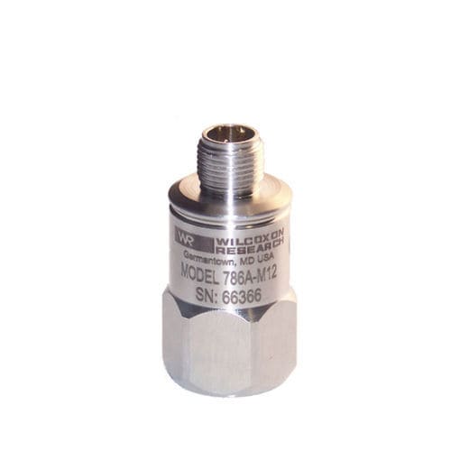 本质安全加速度传感器 - 786A-M12-IS - Wilcoxon Sensing Technologies - IEPE / 耐用型 / 敏感度