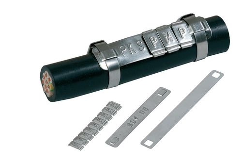 识别标签 - PKS series - Partex Marking Systems - 不锈钢 / 用于线缆标记