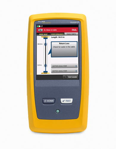 通信网络测试仪 - DSX2-5-IE-K1 - Fluke Networks - 以太网 / 电缆 / 工业