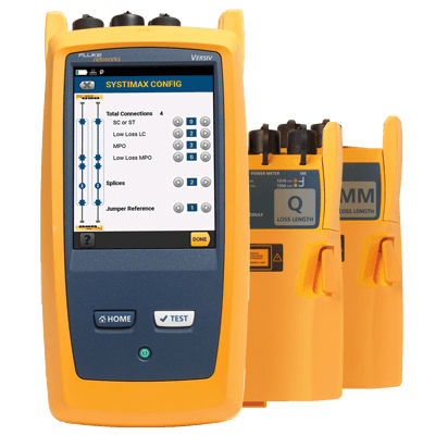 通信网络测试仪 - CertiFiber® Pro - Fluke Networks - 功率损失 / 用于电缆 / 工业
