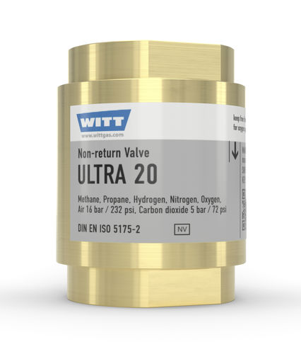 气体止回阀 - ULTRA 20  - WITT-Gasetechnik - DIN / 螺纹 / 低压