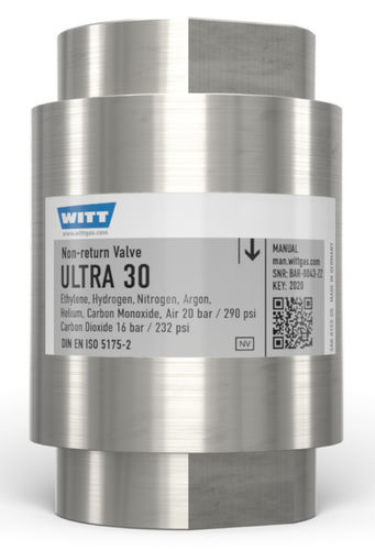 气体止逆阀 - ULTRA 30 - WITT-Gasetechnik - DIN / NPT / 防护