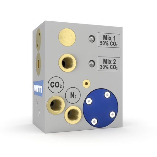 双通道气体混合器 - KM20-ECO - WITT-Gasetechnik - 用于饮料产业 / 食品工业 / 医疗用途