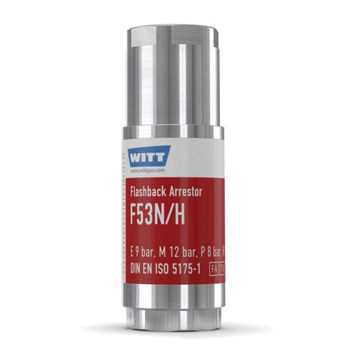 化工回火防止器 - F53N/H-ES - WITT-Gasetechnik - 用于玻璃工业 / 用于氢 / 用于压力调节器