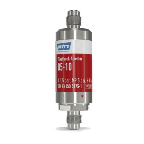 带止回阀回火防止器 - RF85-10N-ES VCR - WITT-Gasetechnik - 工艺流程 / 实验室 / 化工
