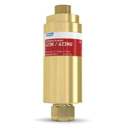地热应用回火防止器 - 623N/NU - WITT-Gasetechnik - 用于玻璃工业 / 用于氢 / 用于切割和焊接