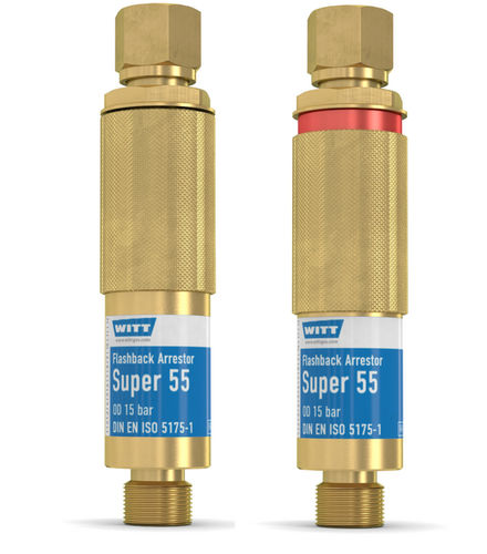切割和焊接回火防止器 - Super 55 - WITT-Gasetechnik - 用于氢 / 用于玻璃工业 / 用于压力调节器