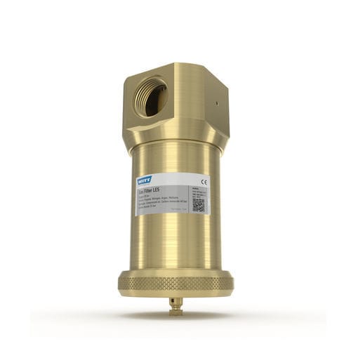 气体过滤器 - LE5 - WITT-Gasetechnik - 芯式 / 用于管道 / 青铜